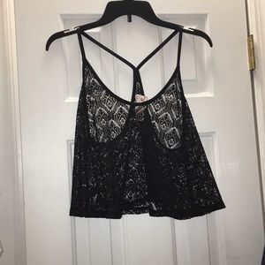 Crop Top Swimsuit Cover